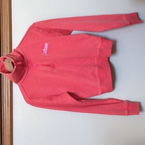 Prince Pickleball Power Red Quarter Zip Sweatshirt Collar Women's Small S